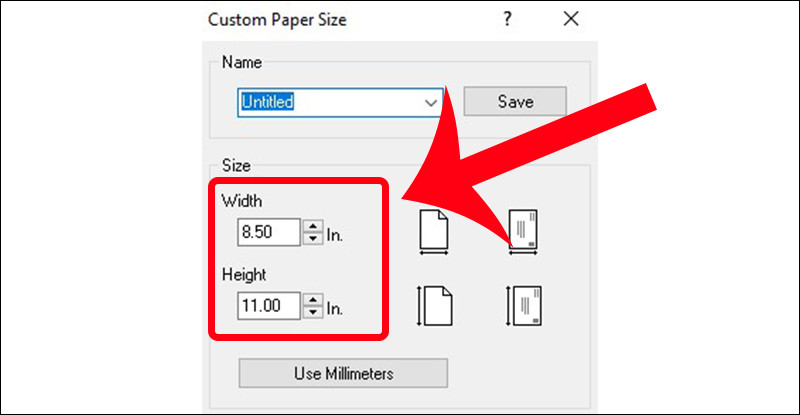 lưu ý cỡ giấy in để tránh lỗi máy in không kéo giấy