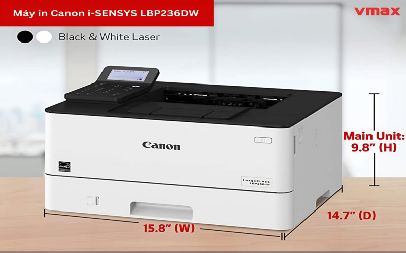 In ấn nhanh chóng với Máy in Canon i-SENSYS LBP236DW
