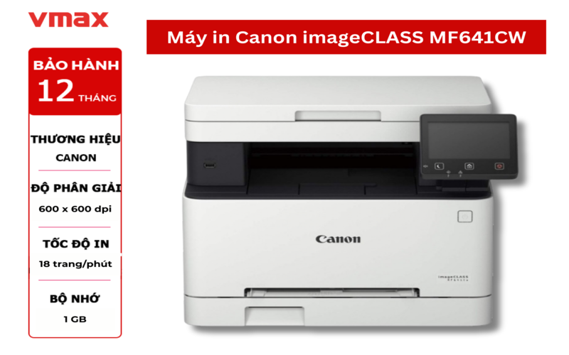 Máy in laser màu Canon imageCLASS MF641CW chất lượng bản in sắc nét