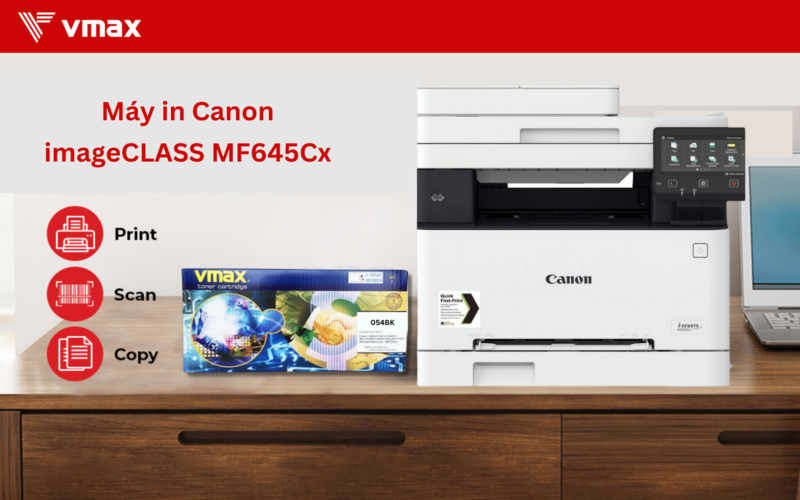 Máy in Canon imageCLASS MF645Cx hiệu suất làm việc tăng