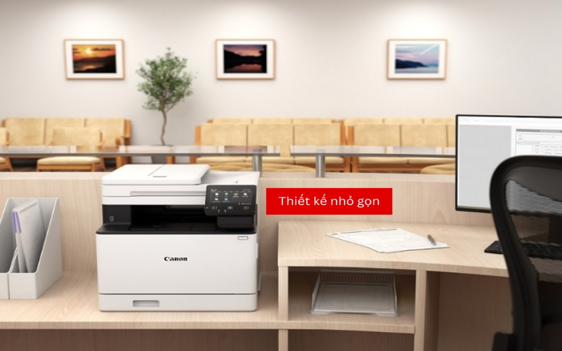 Máy in laser màu Canon imageCLASS MF752CDW thiết kế nhỏ gọn