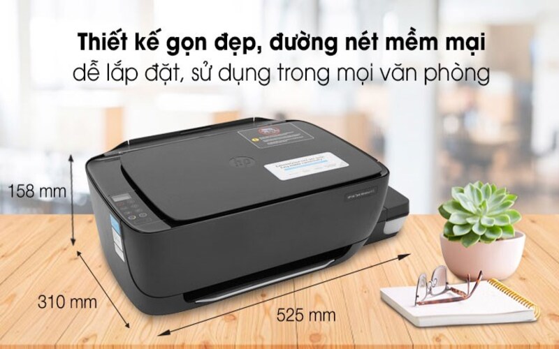 Máy in phun màu HP Ink Tank Wireless 415 (Z4B53A) thiết kế dễ sử dụng