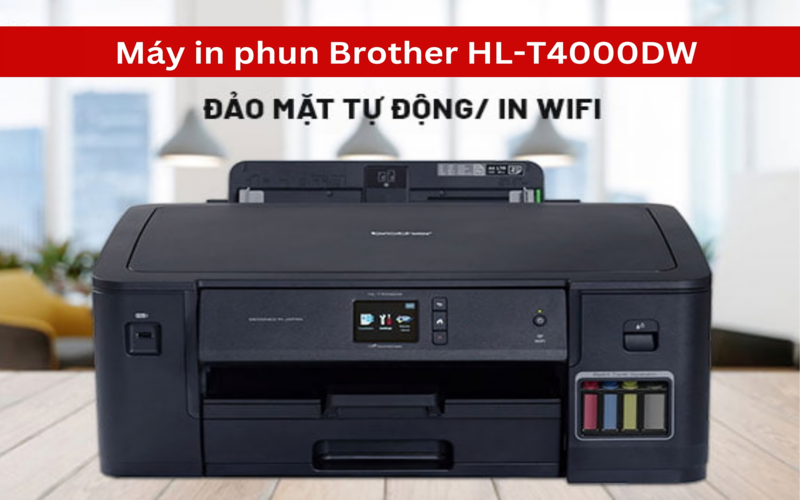 Máy in phun Brother HL-T4000DW in khổ A3 chuyên nghiệp