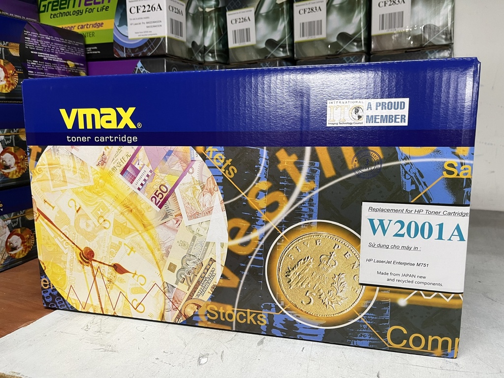 MỰC LASER VMAX HP 658A Cyan