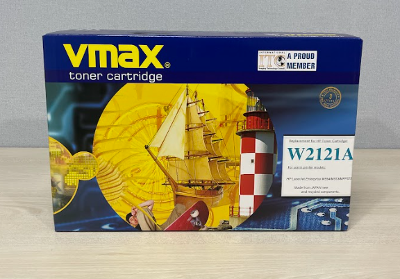 Mực Laser VMAX HP màu W2121A Cyan- (Có chíp)