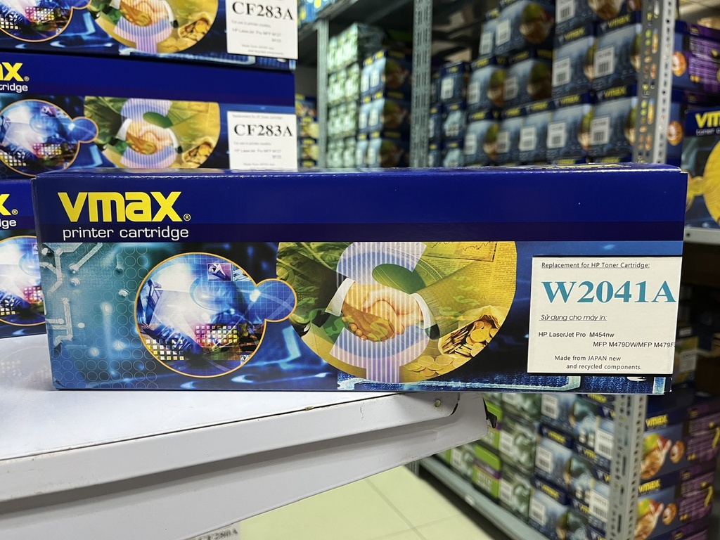 MỰC LASER VMAX HP 416A Cyan ( chíp 100%)