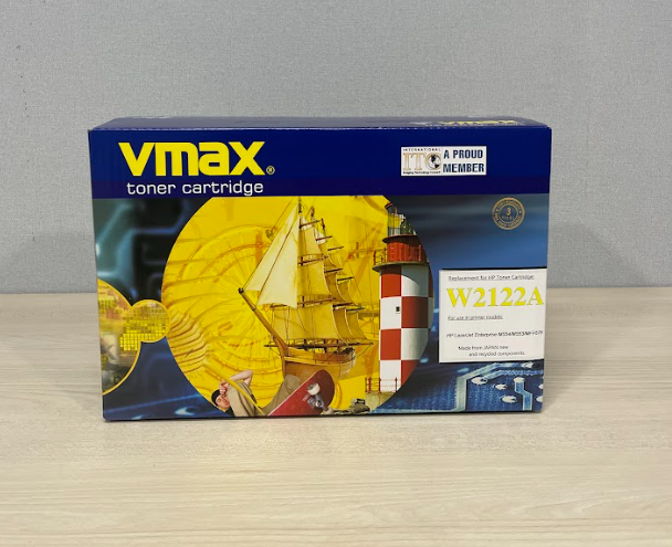 Mực Laser VMAX HP W2122A Yellow - Chíp 100%