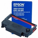 Ribbon in Epson ERC38 - đen đỏ